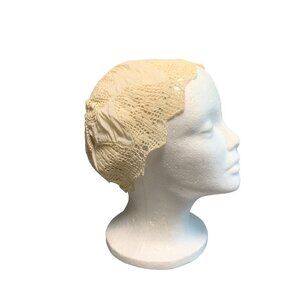 Vintage Handmade Lace & Silk Bonnet - For the Fancy Headed Women